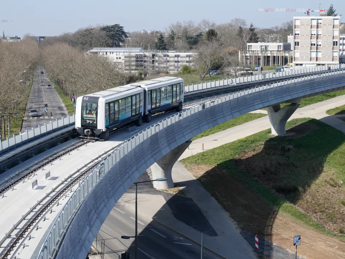 Le métro de la Ligne B, illustration