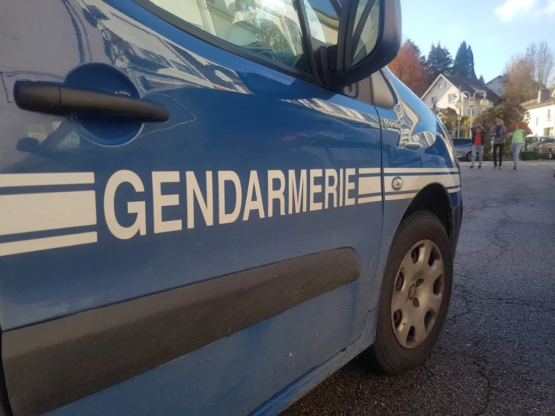 Un véhicule de gendarmerie, illustration