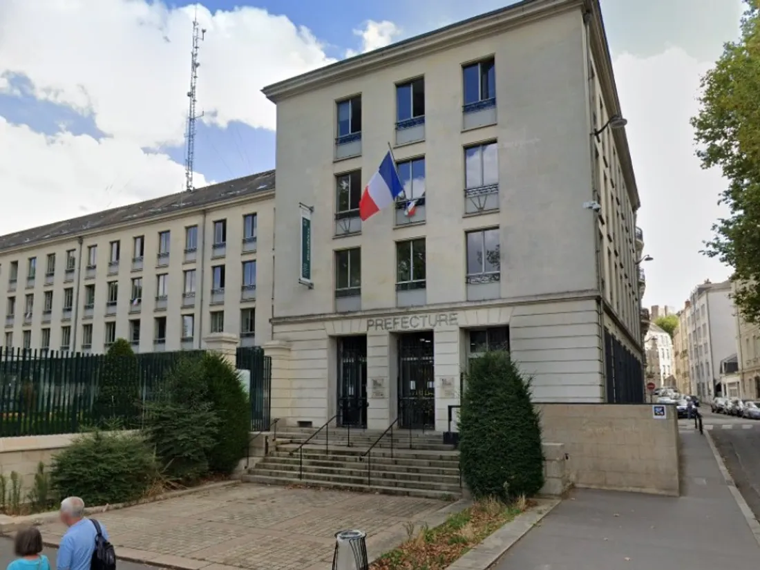 La préfecture à Nantes, capture  d'écran