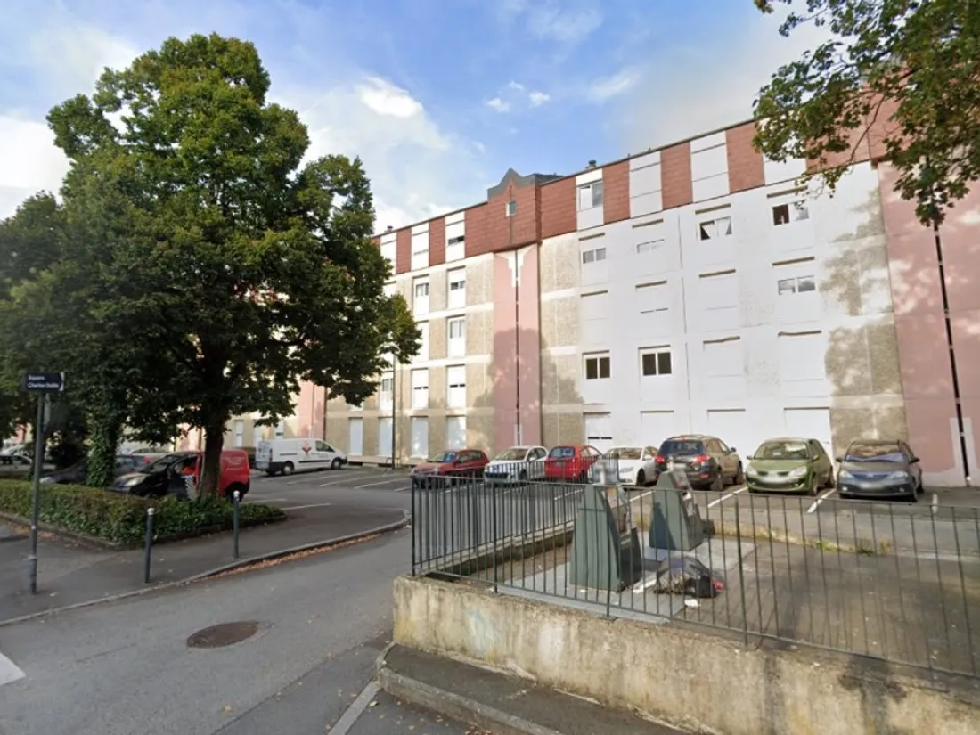 Le quartier où l'enfant avait été découvert le 20 octobre 2023, capture d'écran