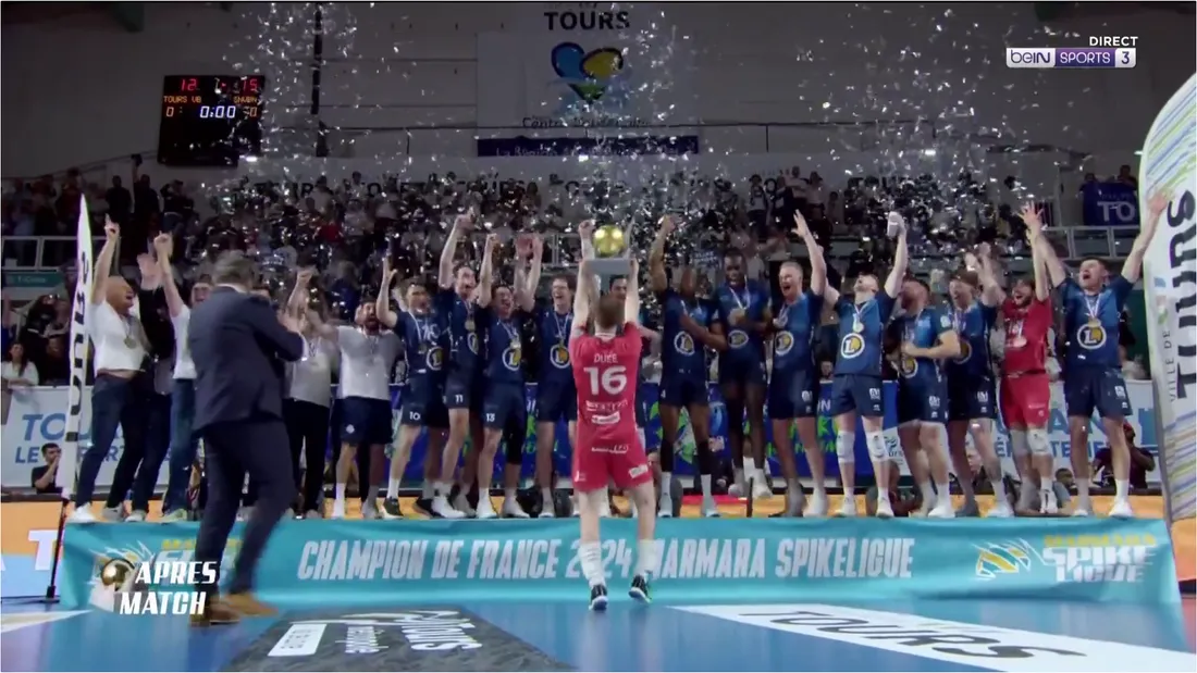 Saint-Nazaire champion de France de volley-ball