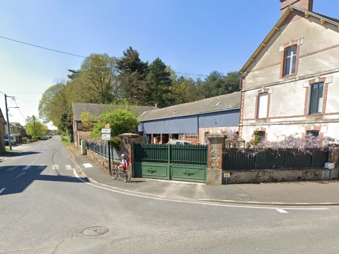 La maison incendiée aux Vallons-de-l'Erdre