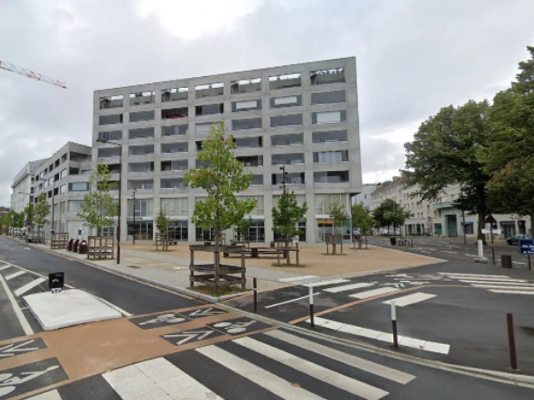 La place Abbé-Pierre à Nantes 