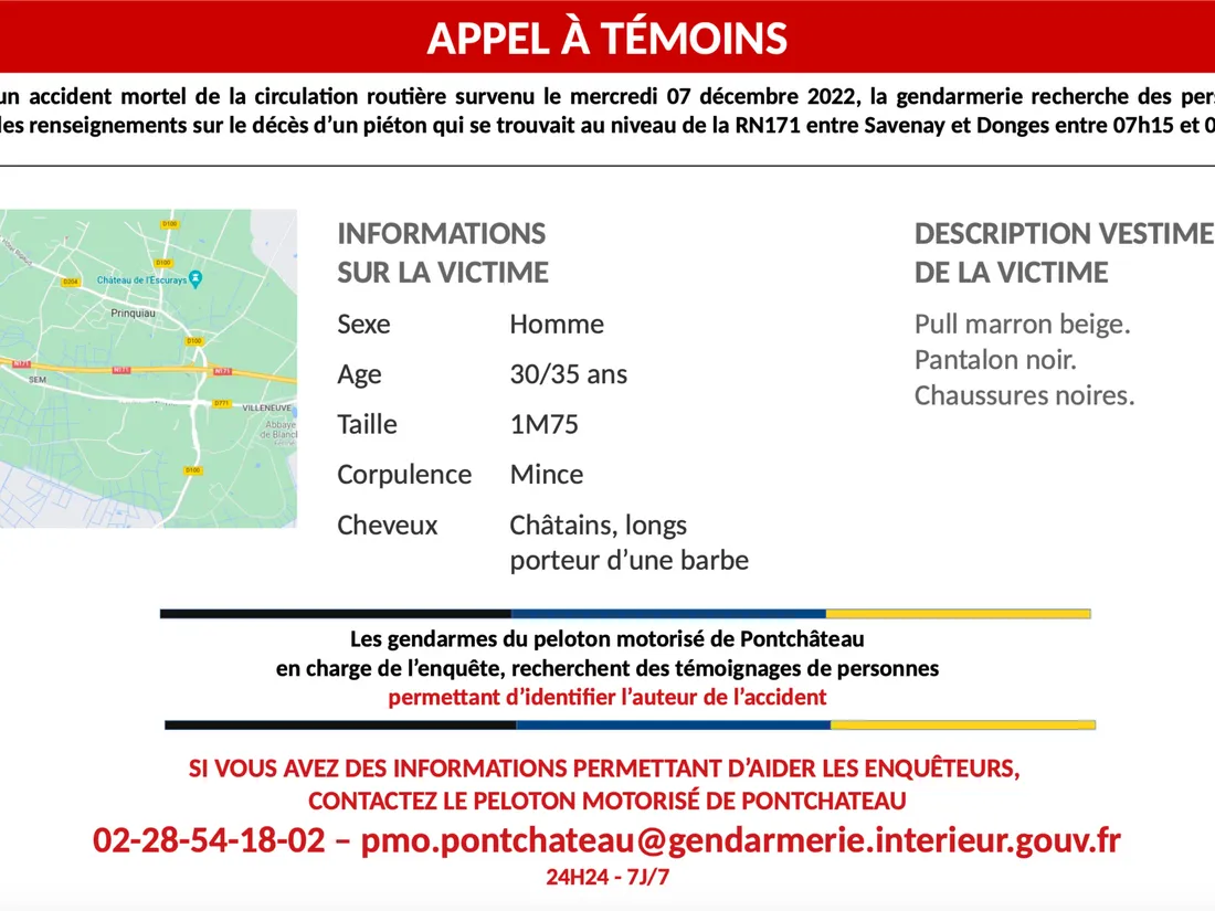 Appel à témoins