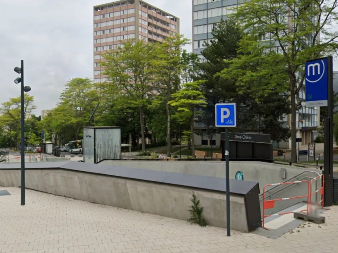 Le métro Gros-Chêne à Rennes (image d'illustration)