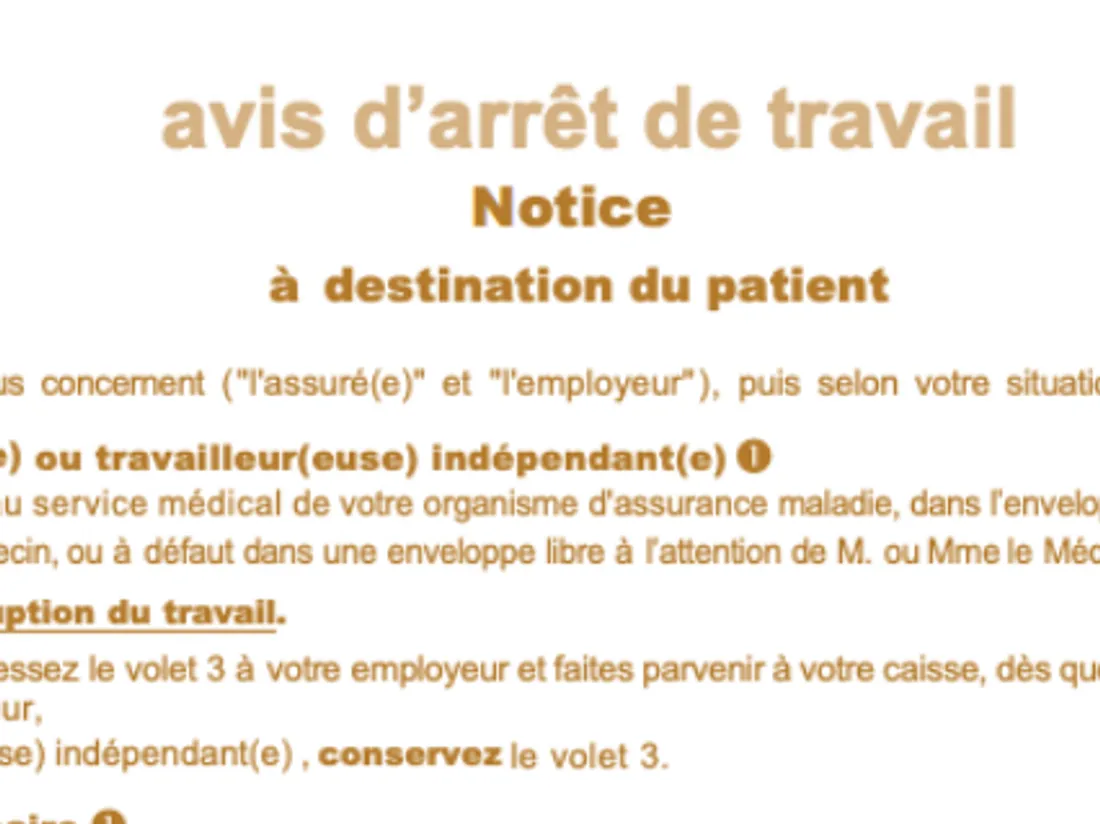 arrêts maladie