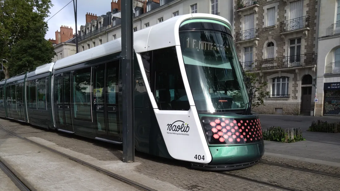 Un tramway à Nantes (image d'illustration)