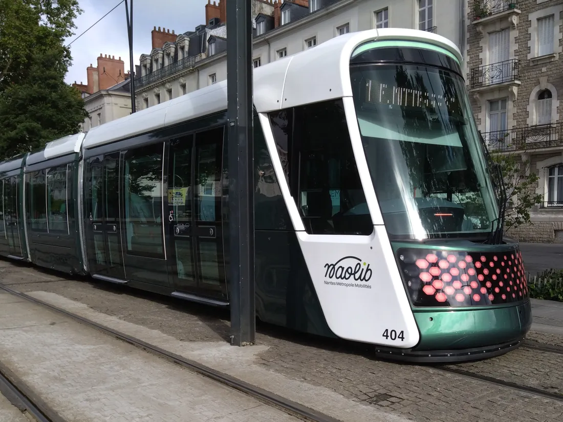 Un tramway à Nantes (image d'illustration)