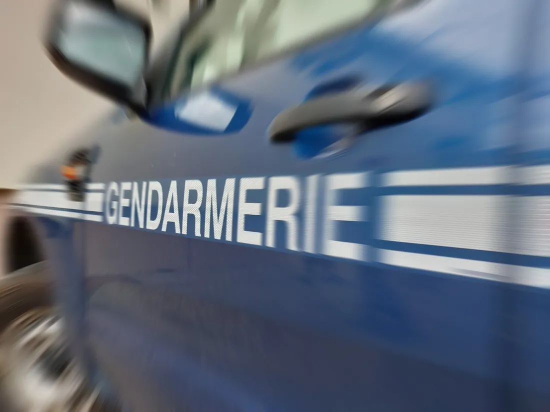 Un véhicule de gendarmerie, illustration
