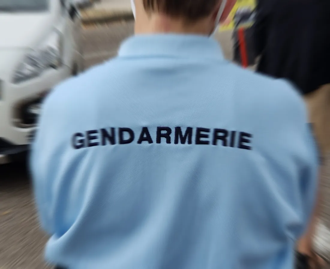 Un gendarme, illustration