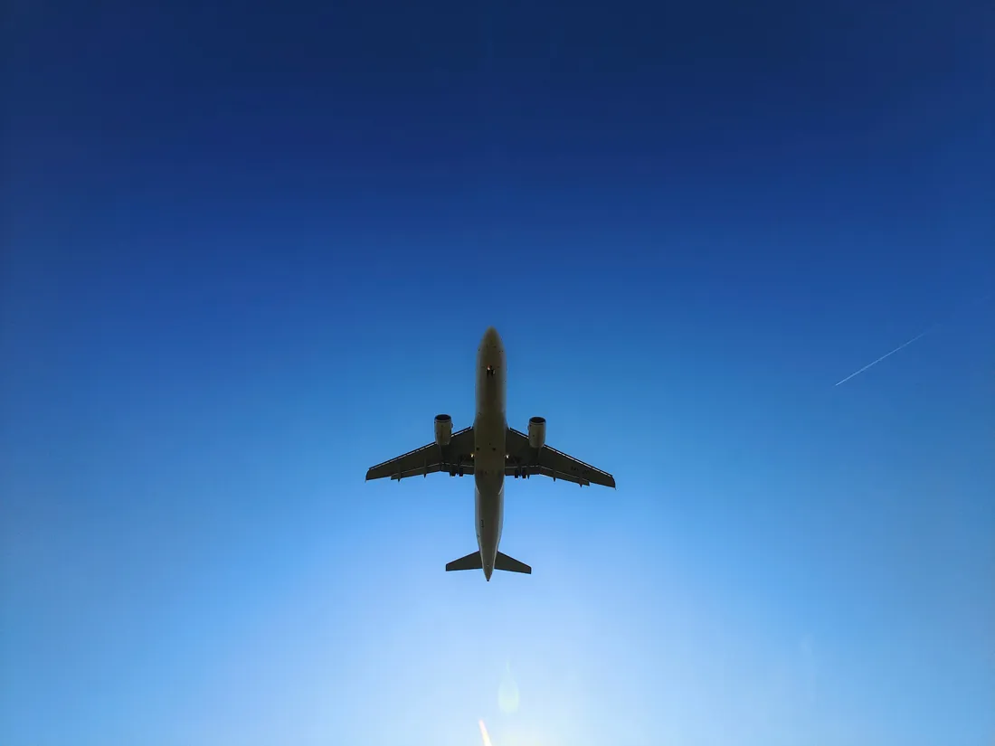 Un avion se pose à Nantes-Atlantique, archives