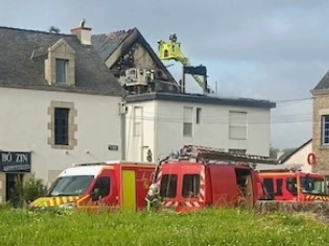 Les pompiers en intervention à Guérande, le 12 mai 2024