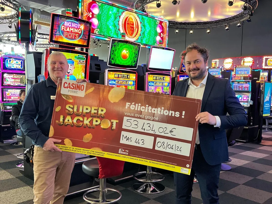 Jackpot au Casino de Pornic