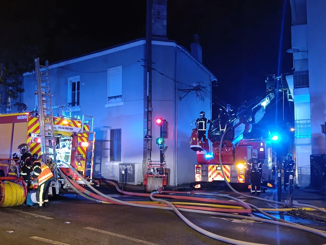 Incendie Boulevard Lauriol