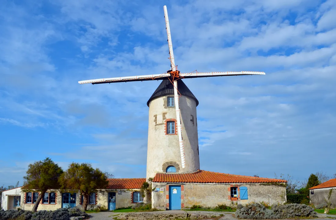 Le moulin de Rairé, à Sallertaine