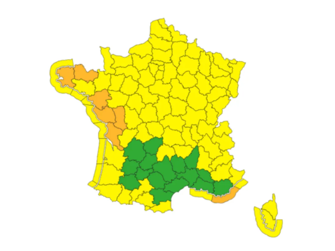Carte de vigilance météo