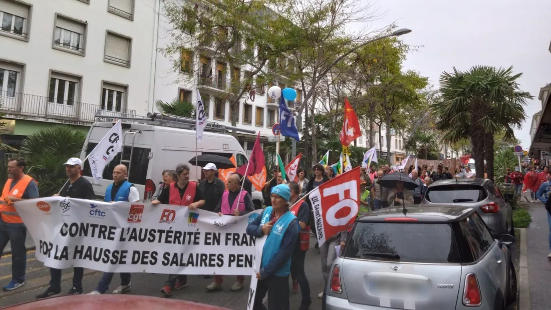 La manifestation du 13-octobre 2023 à Saint-Nazaire