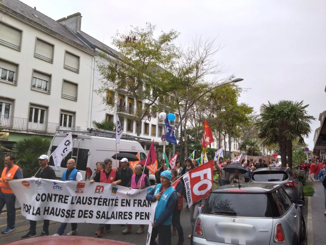 La manifestation du 13-octobre 2023 à Saint-Nazaire