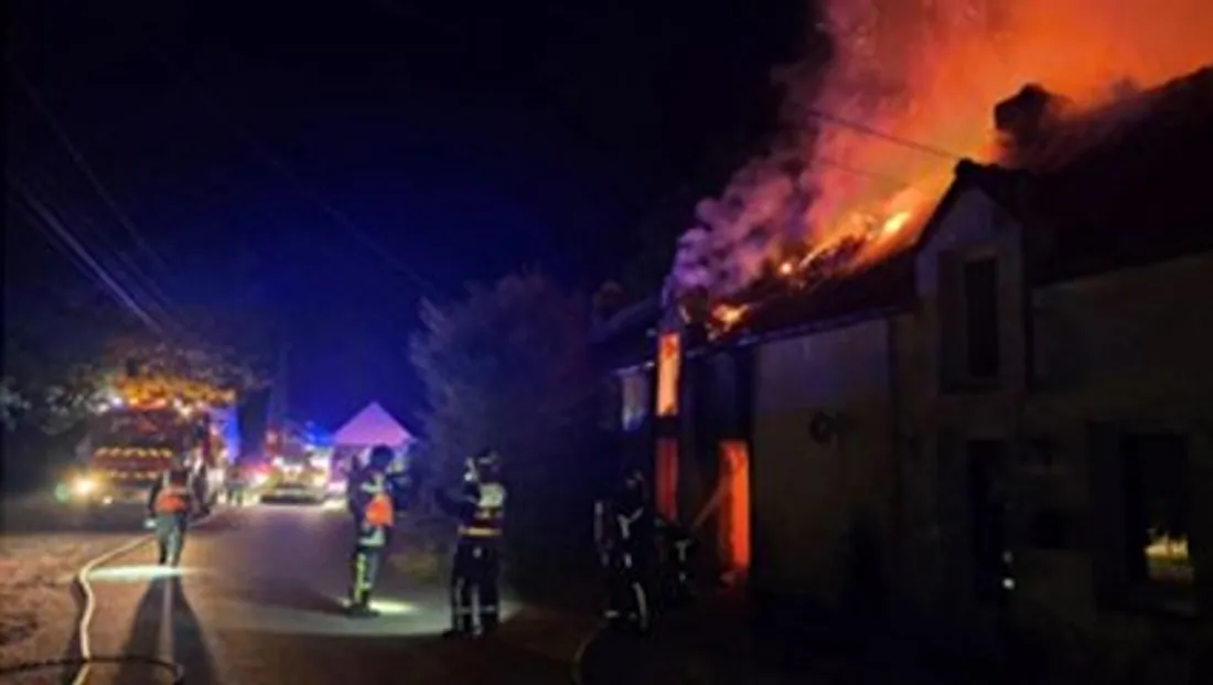 Herbignac, la maison ravagée par les flammes  