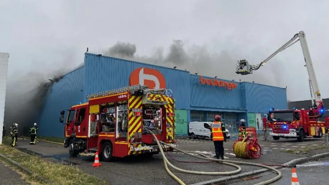 Les pompiers sont rapidement intervenus sur le sinistre