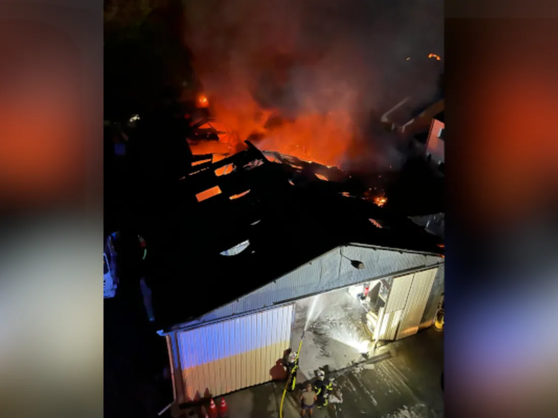 Incendie à la Chapelle-sur-Erdre