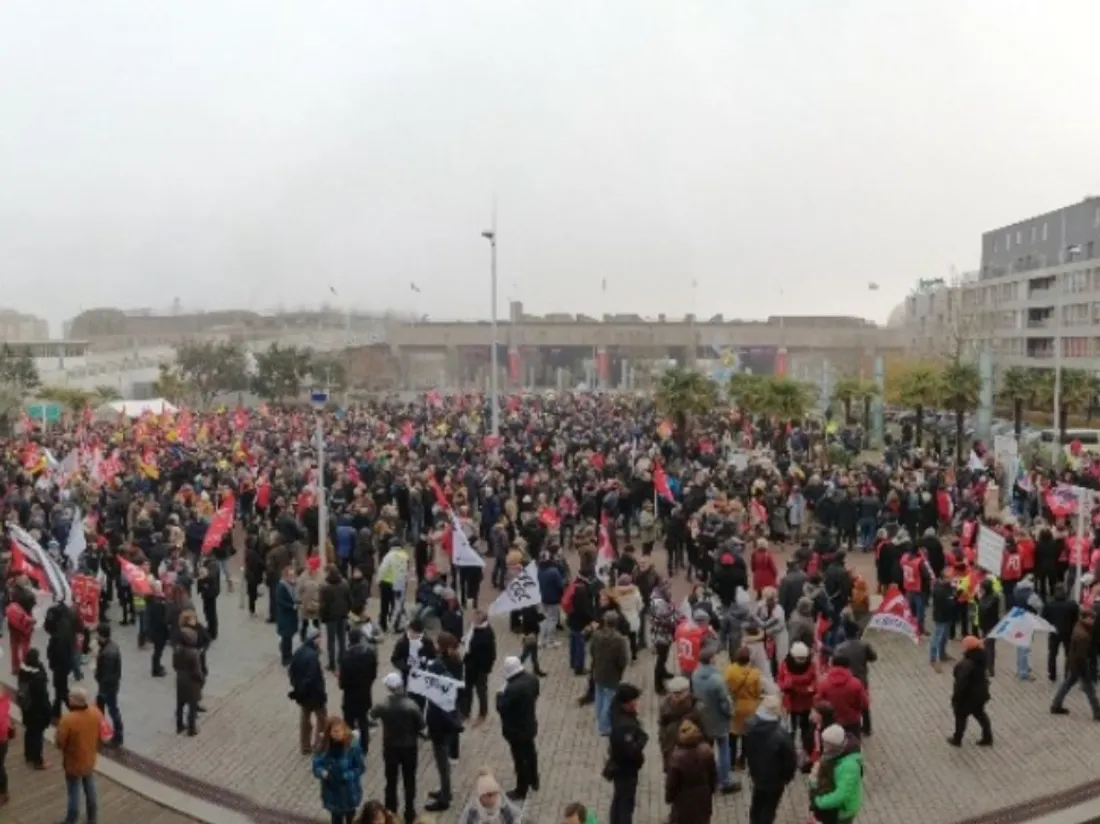Une manifestation à Saint-Nazaire (image d'illustration)