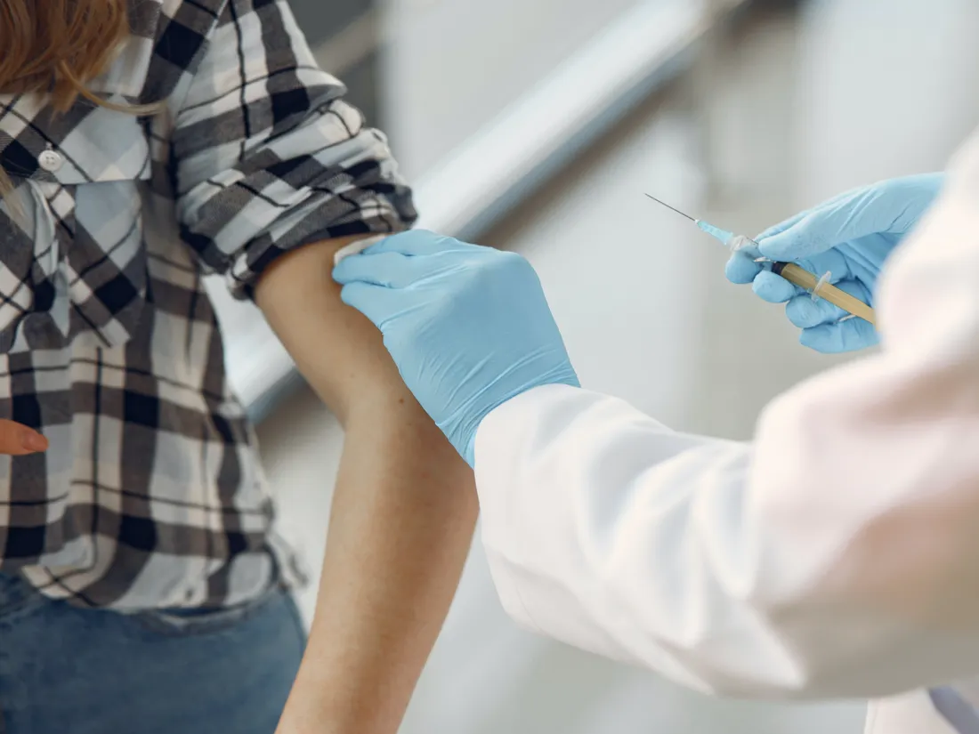 Injection de vaccin