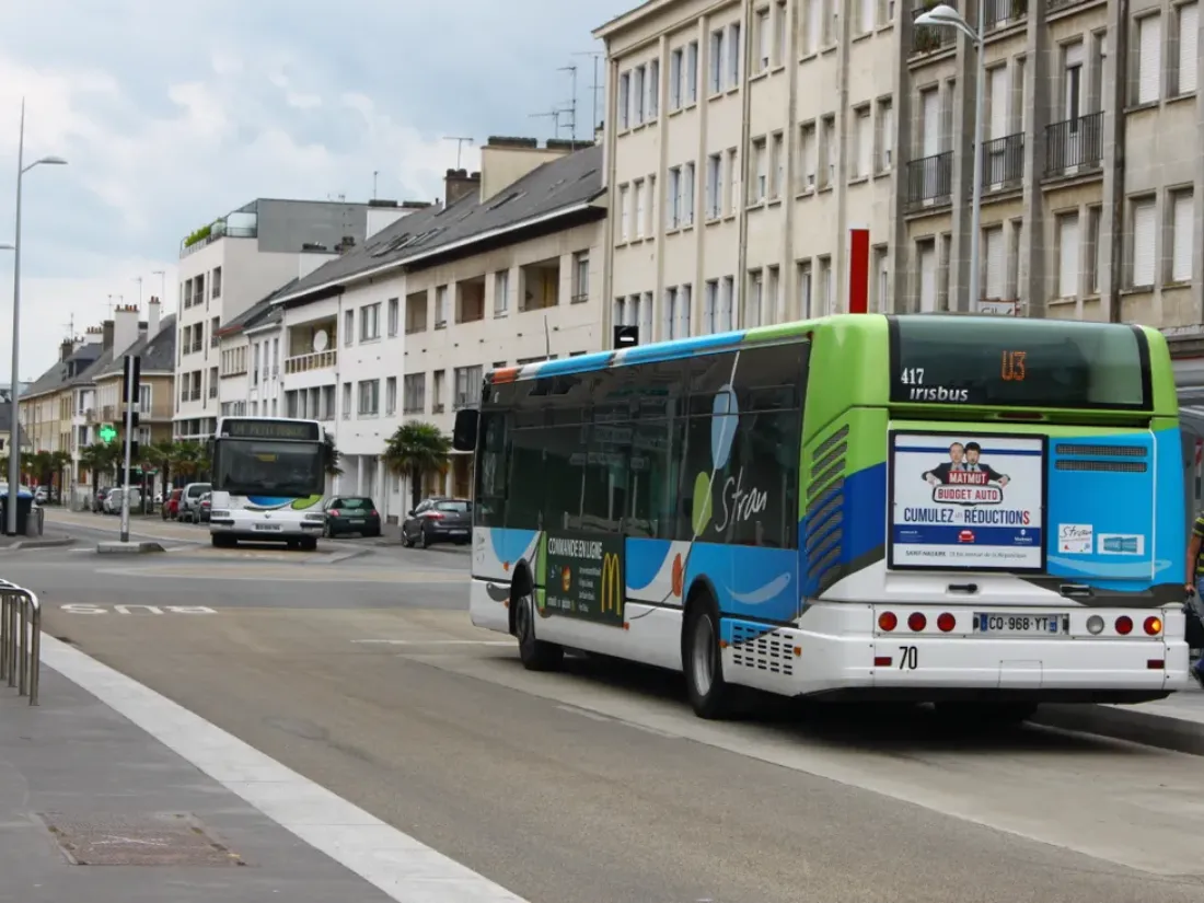 Bus de la Stran à Saint-Nazaire