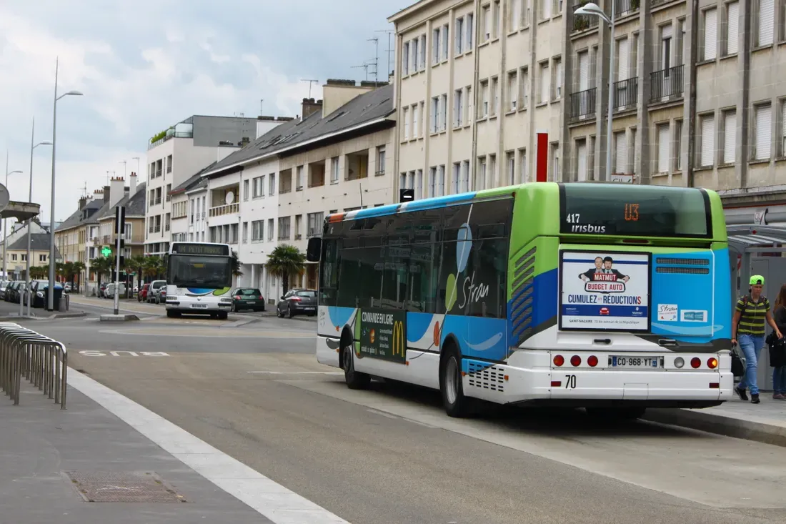 Bus de la Stran à Saint-Nazaire