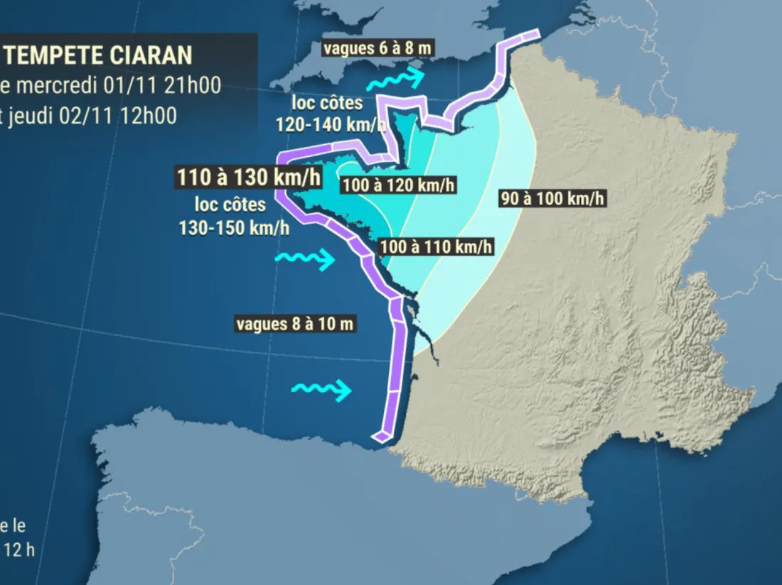 Carte prévision Météo France