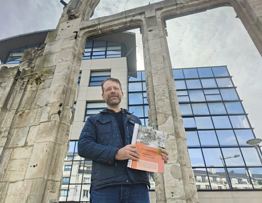 Thierry Chion, journaliste, historien, auteur de plusieurs livres sur la guerre en Normandie