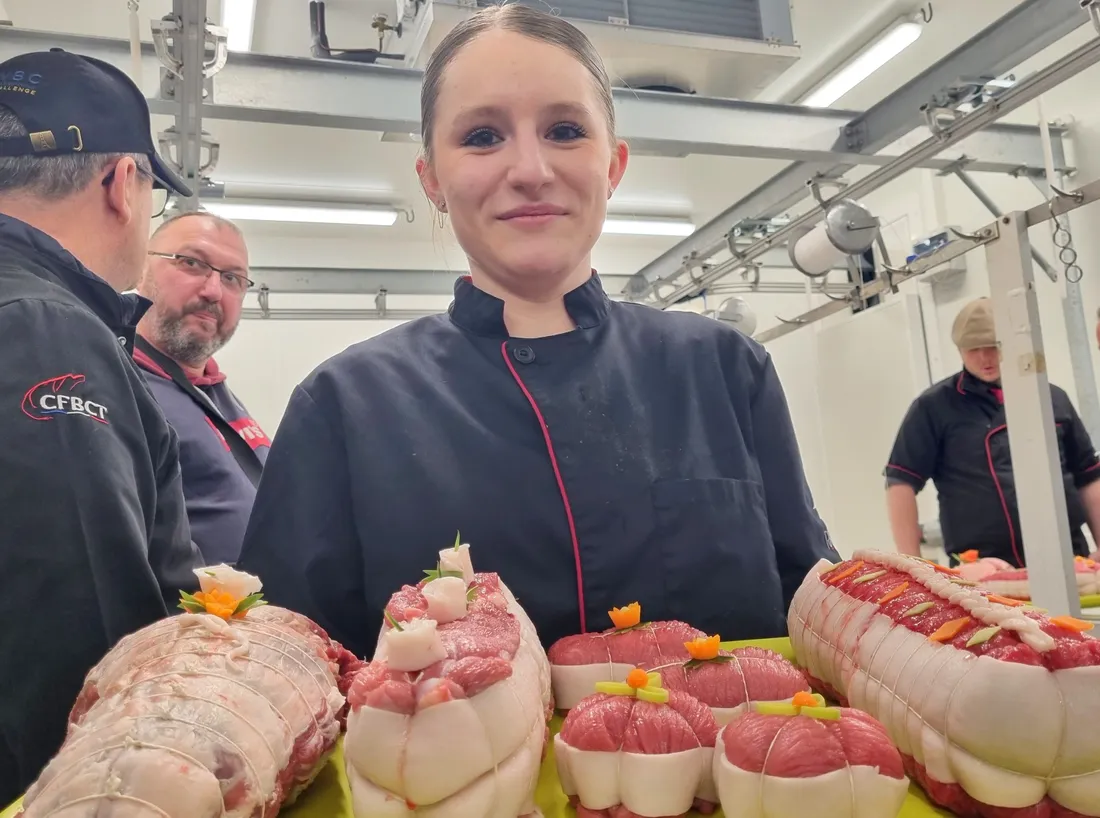 Océane Prieur a séduit le jury de professionnels sur ce concours régional des MAF.