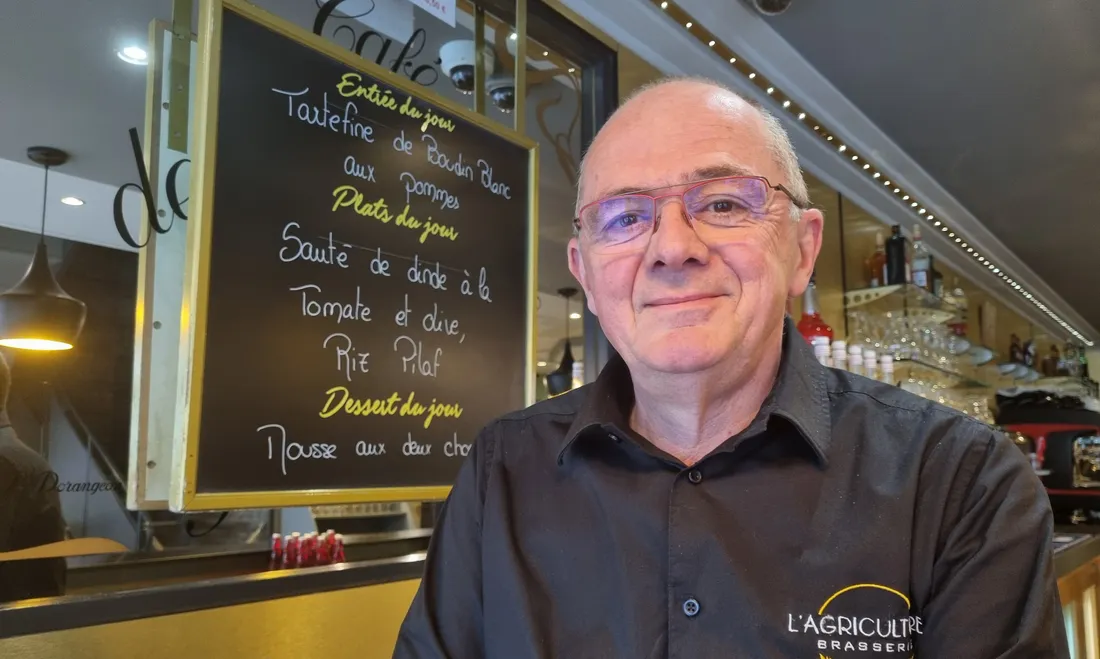 Bruno Chenet du Café de l'Agriculture à Blois.