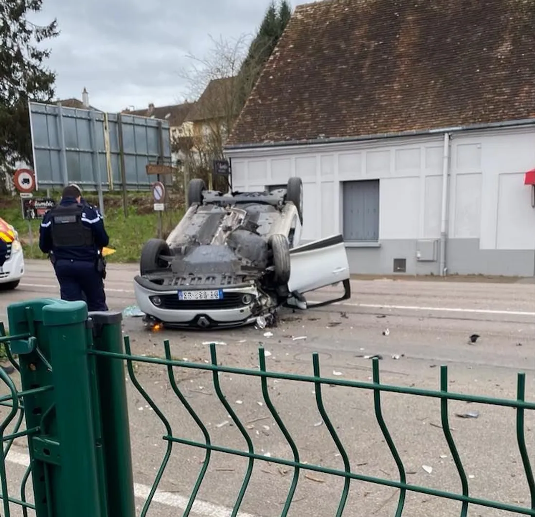 Accident aux portes de Nogent-le-Rotrou