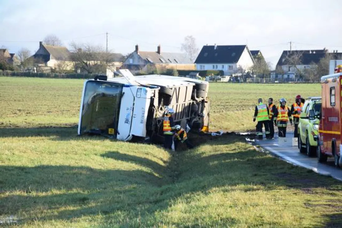 Accident de car à Jallans