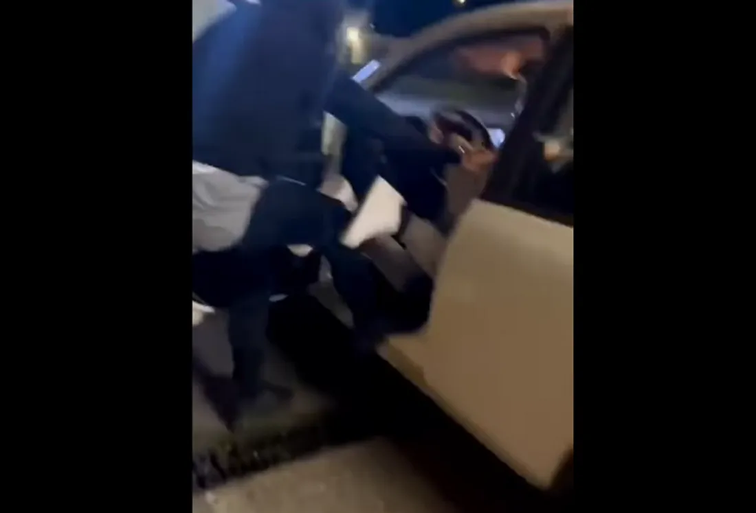 Image extraite d'une vidéo de l'agression du 15 septembre à Bihorel