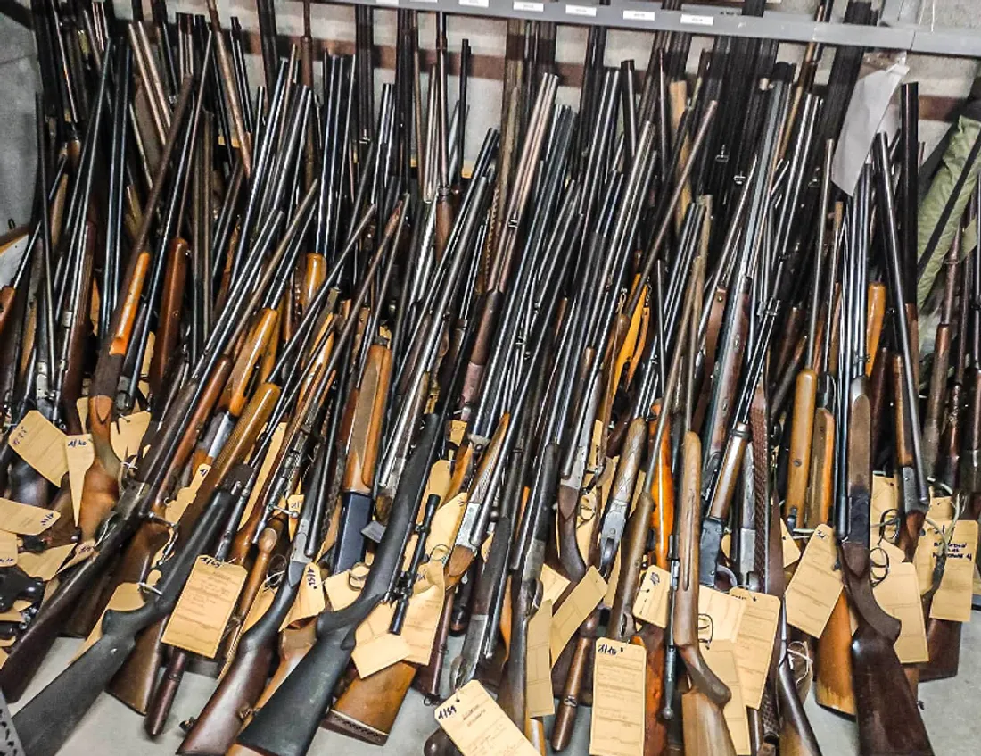 Armes déposées auprès de la préfecture du Calvados
