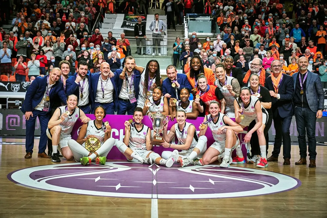 Les féminines de Bourges ont gagné l'Eurocoupe 2022