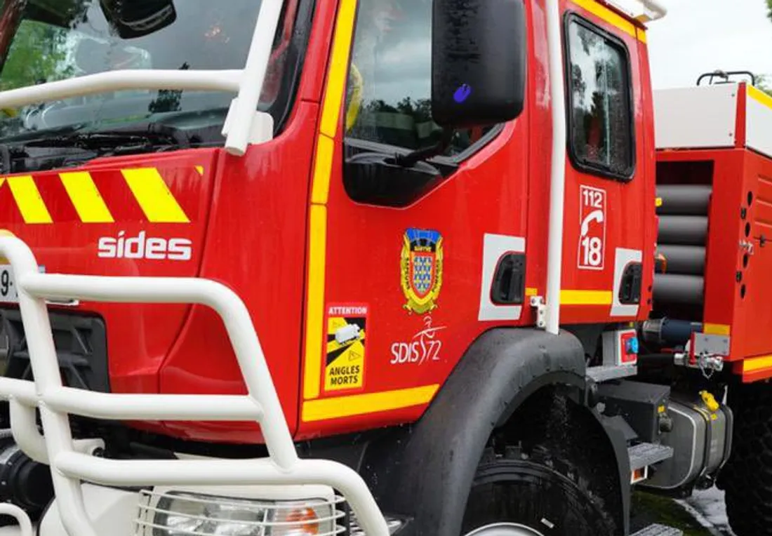 Intervention des pompiers de la Sarthe à La Ferté-Bernard