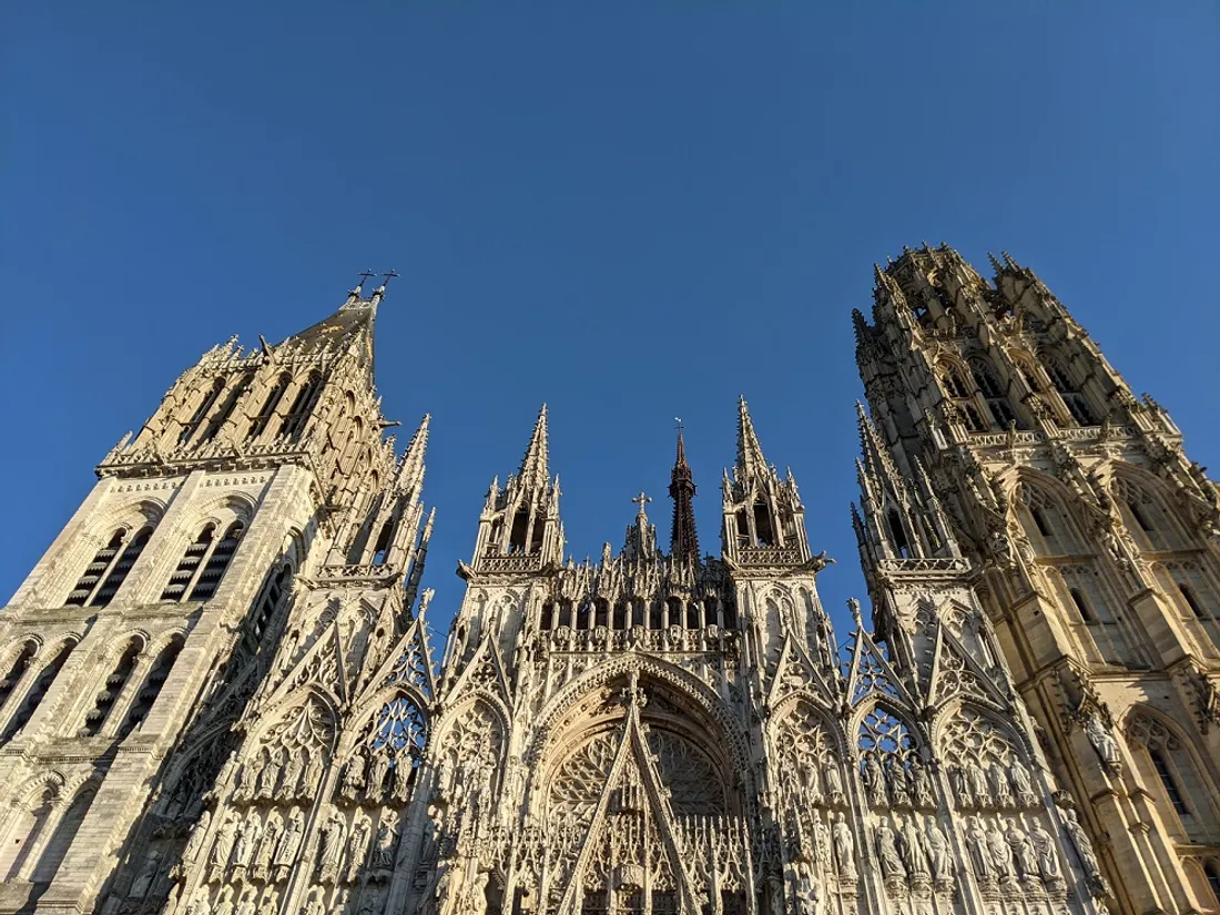 Alerte incendie cathédrale de Rouen
