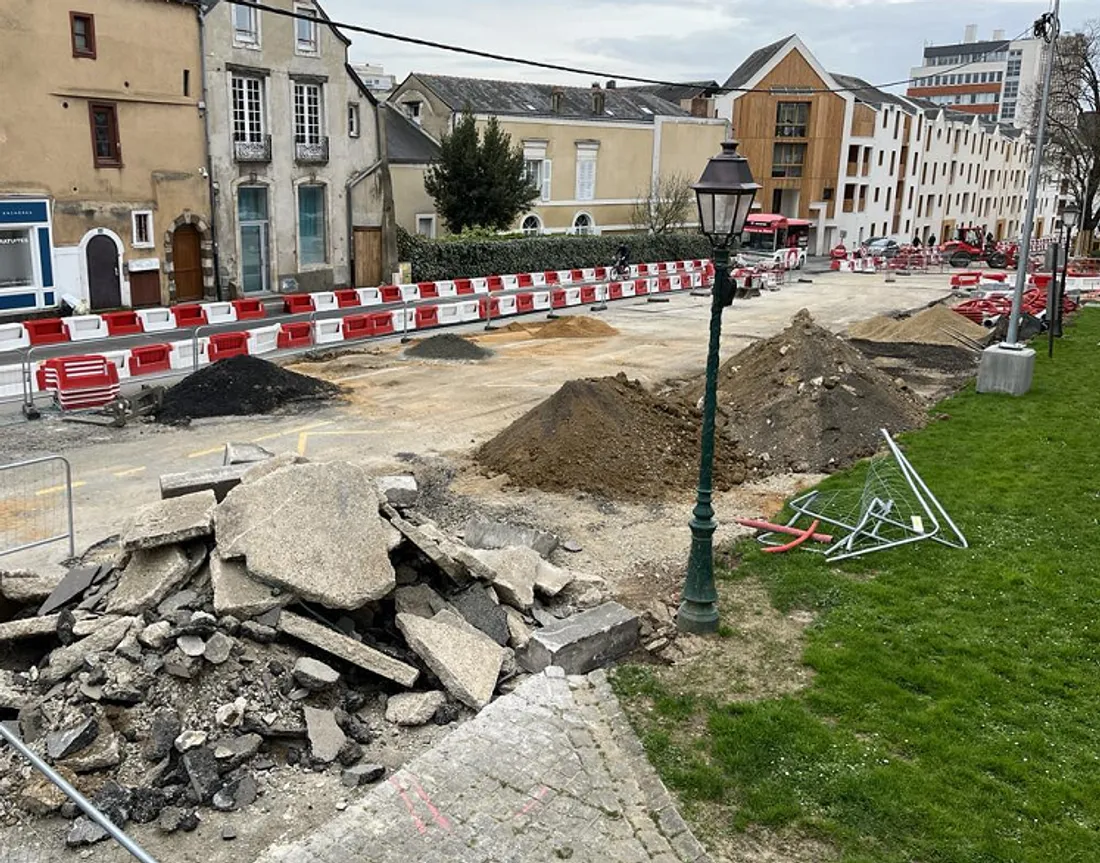 Chantier au Mans