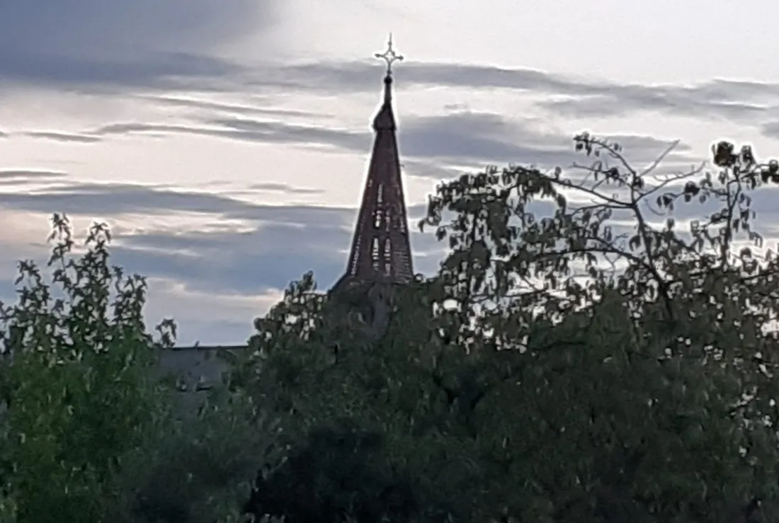 La foudre est tombée sur l'église de Coudray ce vendredi 2 septembre