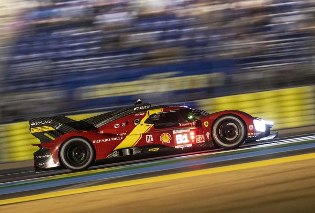 La Ferrari victorieuse en 2023 sur les 24 Heures du Mans