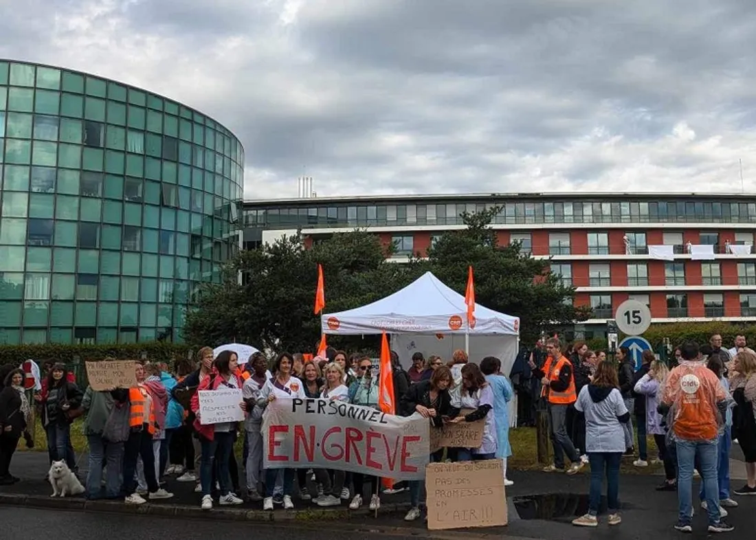 Grève à la polyclinique de Blois