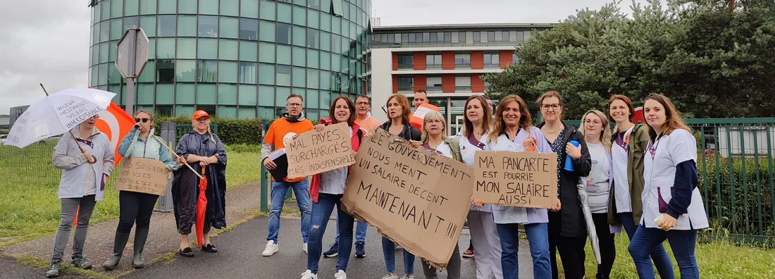 130 personnes grévistes à la Polyclinique de Blois sur la journée.