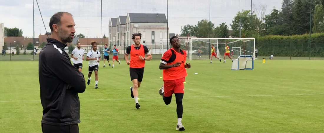 Cédric Hengbart, le coach du Blois Foot 41 à l'heure de la reprise...