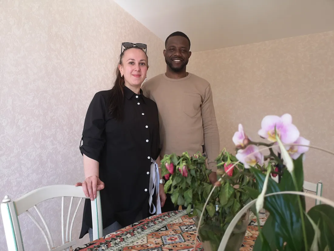Le couple qui a quitté l'Ukraine est arrivé en France le 15 mars dernier