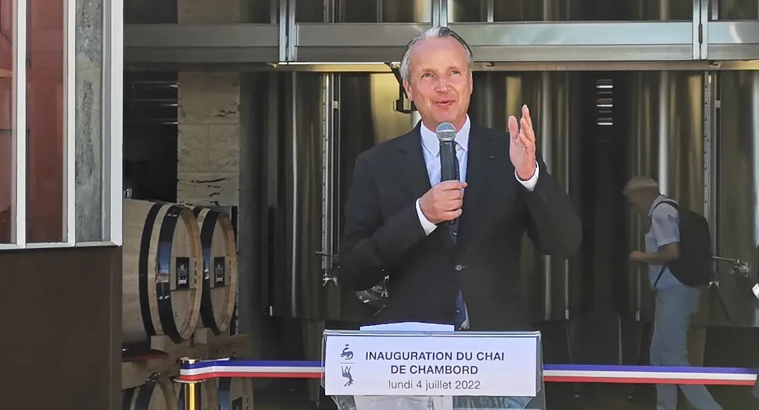 Jean d'Haussonville s'est laissé convaincre pour l'émergence d'une AOC Chambord.