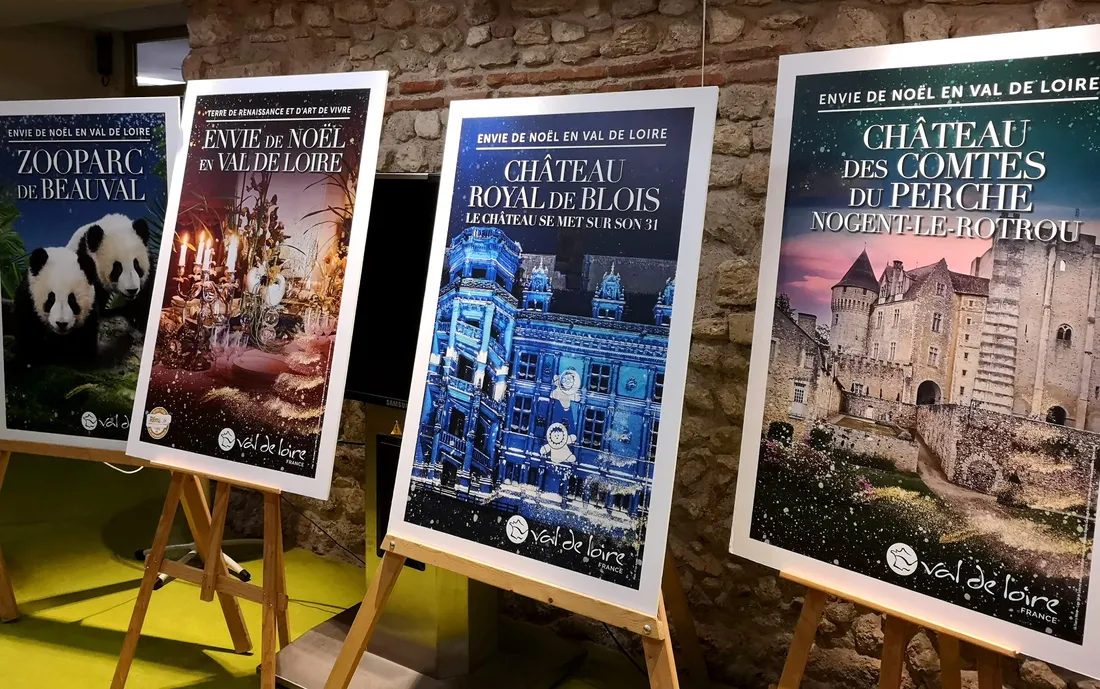 Pour Noël, les sites touristiques du Val de Loire s'affichent à Paris.
