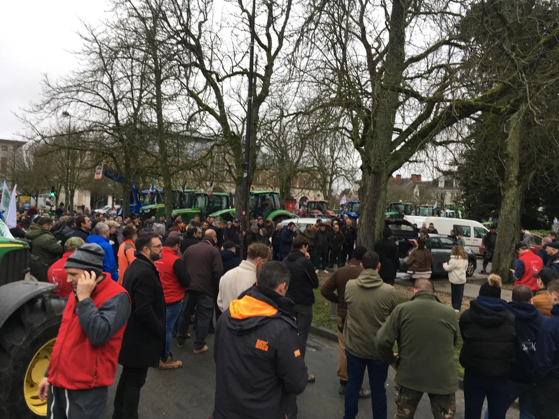 Manifestation agriculteurs Blois